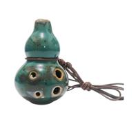 Compacto de mano Ocarina Cerámica C 6 agujeros, instrumento de música para principiantes para rutinas de y entrada de juegos en casa Ocarina Cerámica Instrumento de Escuela Música Práctica