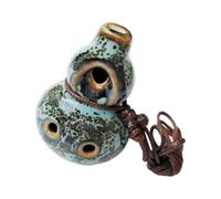 Compacto de mano Ocarina Cerámica C 6 agujeros, instrumento de música para principiantes para rutinas de y entrada de juegos en casa Ocarina Cerámica Instrumento de Escuela Música Práctica