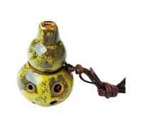 Compacto de mano Ocarina Cerámica C 6 agujeros, instrumento de música para principiantes para rutinas de y entrada de juegos en casa Ocarina Cerámica Instrumento de Escuela Música Práctica