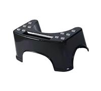 Compacto debajo del escritorio Reposapiés Pierna Pies Soporte con rodillo de masaje for dormitorio Sala de estar ( Color : Black )