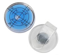 Compacto para marcador de pelota de golf con clip magnético y nivel integrado para una lectura precisa del verde y evaluación de la pendiente durante el golf (azul)