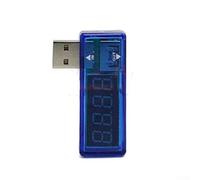 Compacto para probador de voltaje y corriente USB, medidor digital fácil de usar para evaluación de carga de dispositivos USB (B)