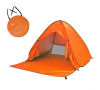 Compacto para tienda de campaña de playa para aventuras al aire libre, se adapta a 2 adultos o 3 niños con protección UV y ventilación (verde lago)