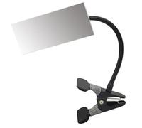 Compacto Rectangular/Redondo Espejo De Seguridad Para Ajustar 360 Grados Ajuste Para Escritorios De Oficina O Cabinas Rodeado Conciencia Espejo Clip Portátil