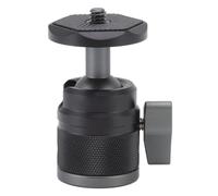 Compacto y versátil, cabezal de trípode giratorio para DSLR, teléfonos inteligentes, luces LED y más, lo que garantiza una amplia compatibilidad