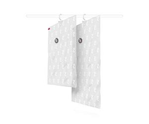 Compactor ASPISPACE - Set de 2 Bolsas de Compresión al Vacío, Tamaños M y L, Transparentes, Reutilizables hasta 100 Veces, RAN3253