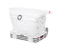 Compactor Bolsa de almacenamiento al vacío , semi-rígida, ahorra espacio, tamaño L- 145 litros, Gama Mariniere, Color azul y blanco, RAN5295
