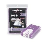 Compactor Bolsas de Compresión al Vacío ROLL UP M, 45x85 cm, Pack de 2