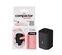 Compactor - Bomba eléctrica portátil inalámbrica para bolsas de almacenamiento al vacío - Carga USB - Potente diseño compacto de viaje - Compatible con bolsas Compactor