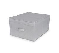 Compactor - Caja de Tela Grande, Gama Boston, Color Gris, 40 x 50 x 25 cm