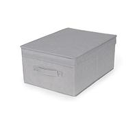 Compactor - Caja de Tela pequeña, Gama Boston, Color Gris, 30 x 44 x 19 cm