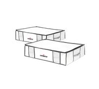 Compactor Cajas de Vacío Semirrígidas 3D Talla L, Blancas, Set de 2