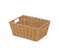 Compactor Cesta de almacenaje modelo Etna, Color marrón (Madera Natural), 31 x 24 x 14 cm, RAN6542