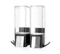 Compactor Dispensador de jabón, Pet + ABS, Negro, Doble, 2