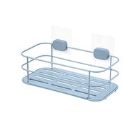 Compactor - Estantería Adhesiva sin Taladro, reposicionable para baño y Cocina, Metal con Pintura en Polvo, 30 x 15,8 x 16 cm, Azul
