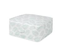 Compactor Funda almacenaje con Cremallera Palma, Gris, Blanco, 46 x 46 x 20.5 cm