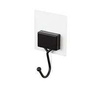 Compactor - Gancho adhesivo sin taladro reposicionable BESTLOCK MAGIC, tamaño S, 8 x 4,5 x 14 cm, negro mate