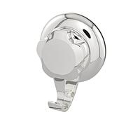 Compactor Gancho de Baño BESTLOCK, Instalable sin Herramientas, Cromado, 7,1x4x8,7 cm