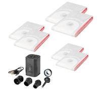 Compactor Juego de bolsas al vacío para ropa con bomba eléctrica recargable, bolsas al vacío para ropa en 3 tamaños, bolsas al vacío edredones y ropa que ahorra espacio para armarios y viajes