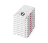 Compactor - Lote de 10 bolsas de almacenamiento al vacío, tamaño M 90 x 55 cm, transparentes para ropa, edredones y almohadas