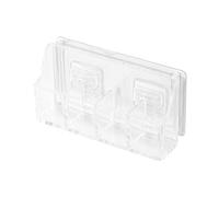 Compactor Organizador Multiusos pequeño. Modelo Vision. Color Transparente. Fabricado en poliestireno. Soporta hasta 1 kg. Tamaño: 12 x 3.7 x 6 cm. RAN7153