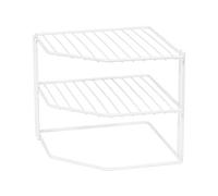 Compactor Estantería esquinera, Blanco, 24 x 23 x 20,3 cm, RAN6970, Metal