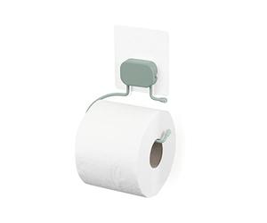 Compactor - Portarrollos de Papel higiénico Adhesivo sin Taladro, reposicionable, Metal con Pintura en Polvo, 13 x 6,5 x 13,5 cm, Color Verde GRENA