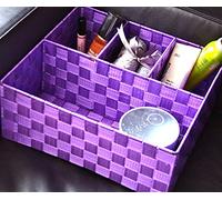 Compactor RAN5261 - Organizador, 4 Huecos, Trenzado de Hilo, Color Morado