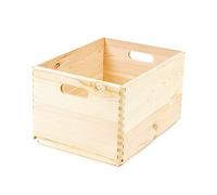 Compactor SKYR Caja de Madera NATURE, Tamaño XL, 40x30x23 cm, Pino Natural