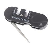 Compacts - Afilador de cuchillos 4 en 1, herramienta de bolsillo, restauradores de bordes rápidos, para uso en exteriores y cocina, bordes rápidos