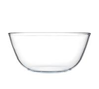 CompadreBol Bowl de Vidrio, Bol de Vidrio de Cocina de 19 cm/7.48 pulga, Cuenco de Ensalada de 1.6 L, Apto para horno y microondas