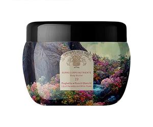 Compagnia delle Indie Mantequilla corporal 19, 250 ml, lirio del valle y almizcle blanco, cuidado rico, vegana y libre de crueldad (mantequilla corporal de lirio de los valles y almizcle blanco)