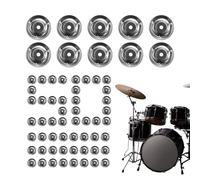 Compagno Di Per - Batería con , Elegant, Percusión Ching Pandereta Acero, Inoxidable De 50 Piezas | Multipurpose Outdoor Indoor Utility Portable Premium