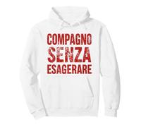 Compagno Ma Senza Esagerare Ironica PCI Vintage Comunista Sudadera con Capucha