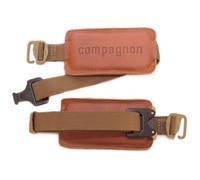 Compagnon Bolsa el cinturón verde-marrón