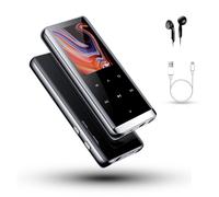 Compañero de audio revolucionario, reproductor MP3 portátil con pantalla HD, gran capacidad de almacenamiento para toda tu colección de música,