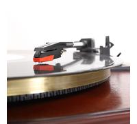 Compañero de música atemporal, aguja de rubí de repuesto universal, sonido estéreo nítido, fácil instalación para tu viaje con vinilos (3