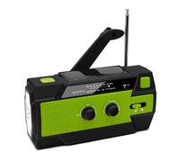 Compañero de supervivencia resistente, radio meteorológica de emergencia que garantiza la preparación con un diseño duradero, alarma SOS súper