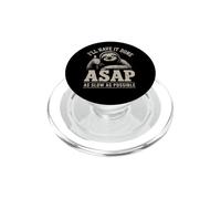 Compañero de Trabajo Divertido Lo haré lo Antes Posible Perezoso PopSockets PopGrip para MagSafe