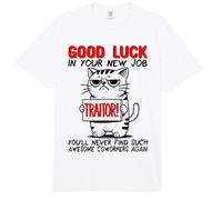 Compañero de Trabajo Que se va, Dejar de irse, Cambio de Trabajo, Buena Suerte Comfort Colors Adult Heavyweight T-Shirt