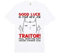 Compañero de Trabajo Que se va, Dejar de irse, Cambio de Trabajo, Buena Suerte Comfort Colors Adult Heavyweight T-Shirt
