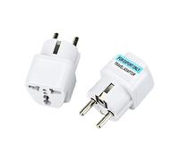 Compañero de viaje global, adaptador sectorial universal para amplia compatibilidad de voltaje, compacto y portátil, adaptador de corriente