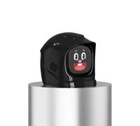 Compañero Emocional Inteligente para el Tablero del Auto, Mascota Magnética Activada por Movimiento con más de 90 Emojis, Mini Programa de Personalización, Altavoz Integrado(Black)