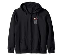 Compañero Minero con Casco Y Lámpara De Minero. Sudadera con Capucha
