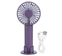 Compañero refrescante de verano: Mini ventilador portátil, funcionamiento silencioso para mujeres, hombres y niños con estilo, diseño innovador