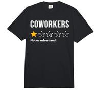 Compañeros de Trabajo Una Estrella no como se anuncia no recomendaría Comfort Colors Adult Heavyweight T-Shirt