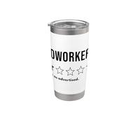 Compañeros de trabajo Una estrella no como se anuncia no recomendaría Vaso térmico de acero inoxidable de doble pared