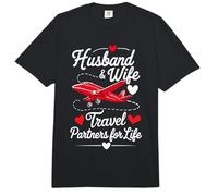 Compañeros de Viaje de Pareja a Juego para Esposo y Esposa de por Vida Comfort Colors Adult Heavyweight T-Shirt