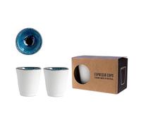 Companhia Atlântica Copo Café Expresso MAR - Conjunto de 2 (Azul)