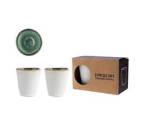 Companhia Atlântica Copo Café Expresso MAR - Conjunto de 2 (Verde)